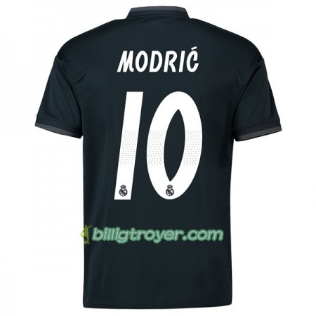 Billige Fotballdrakter Real Madrid Modric 10 Bortedraktsett 2018/19 Kortermet